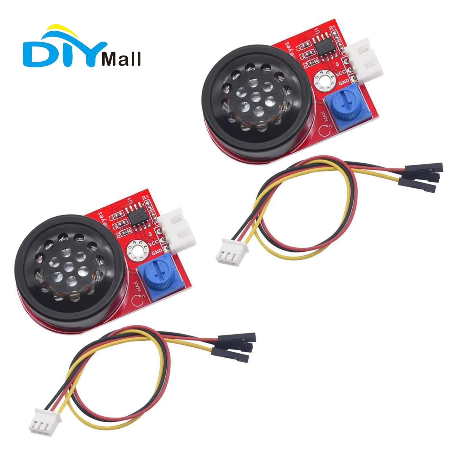 2 Pieces Module Amplifier Audio Keyes 8002 with Chip SC8002B for Musical Projects DIY Arduino with Magnition 8.5x