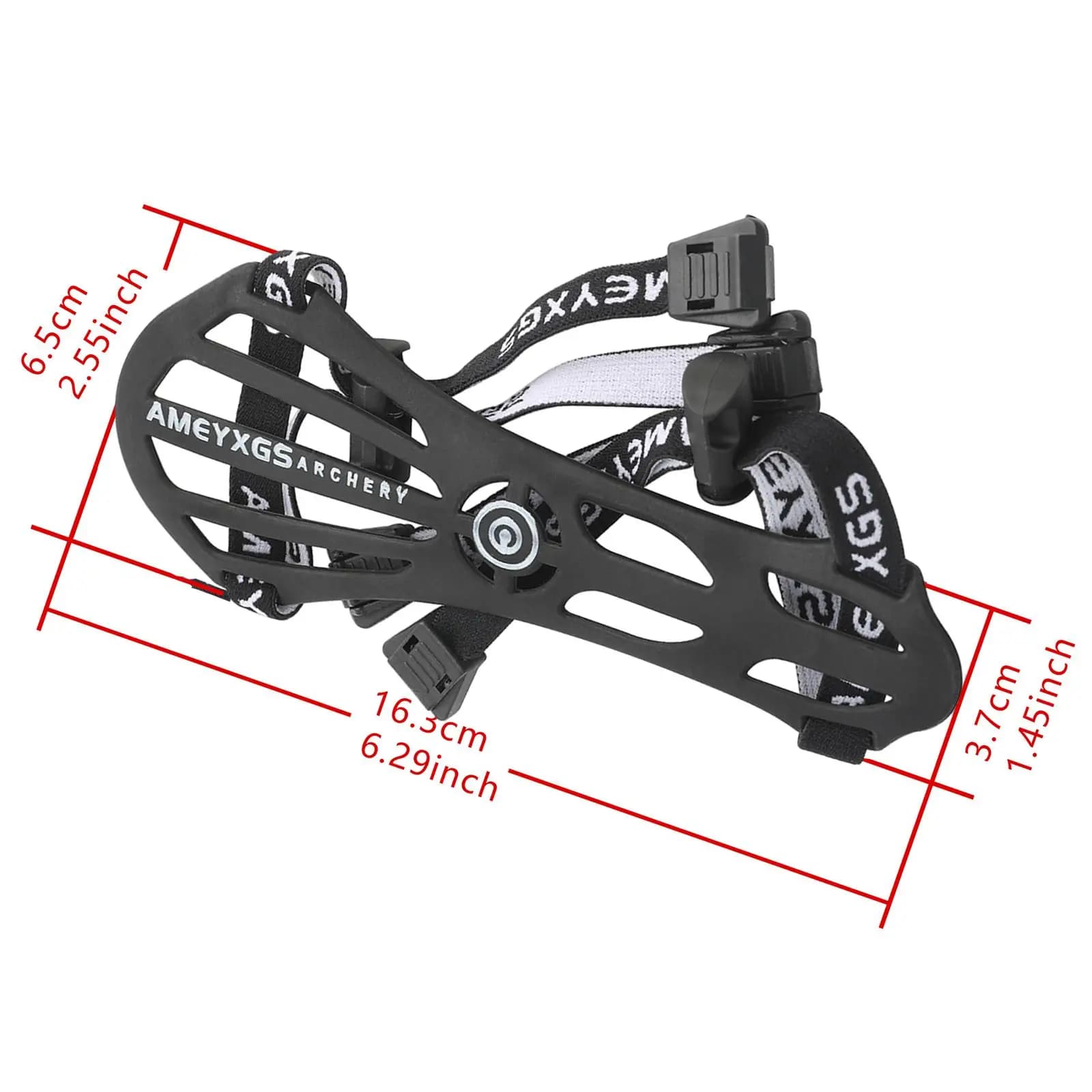 Protezione per Arco e Braccio, Accessorio per Tiro con l'Arco, Protezione in PP per Braccio e Dita, per Accessori e Tiro al Bersaglio
