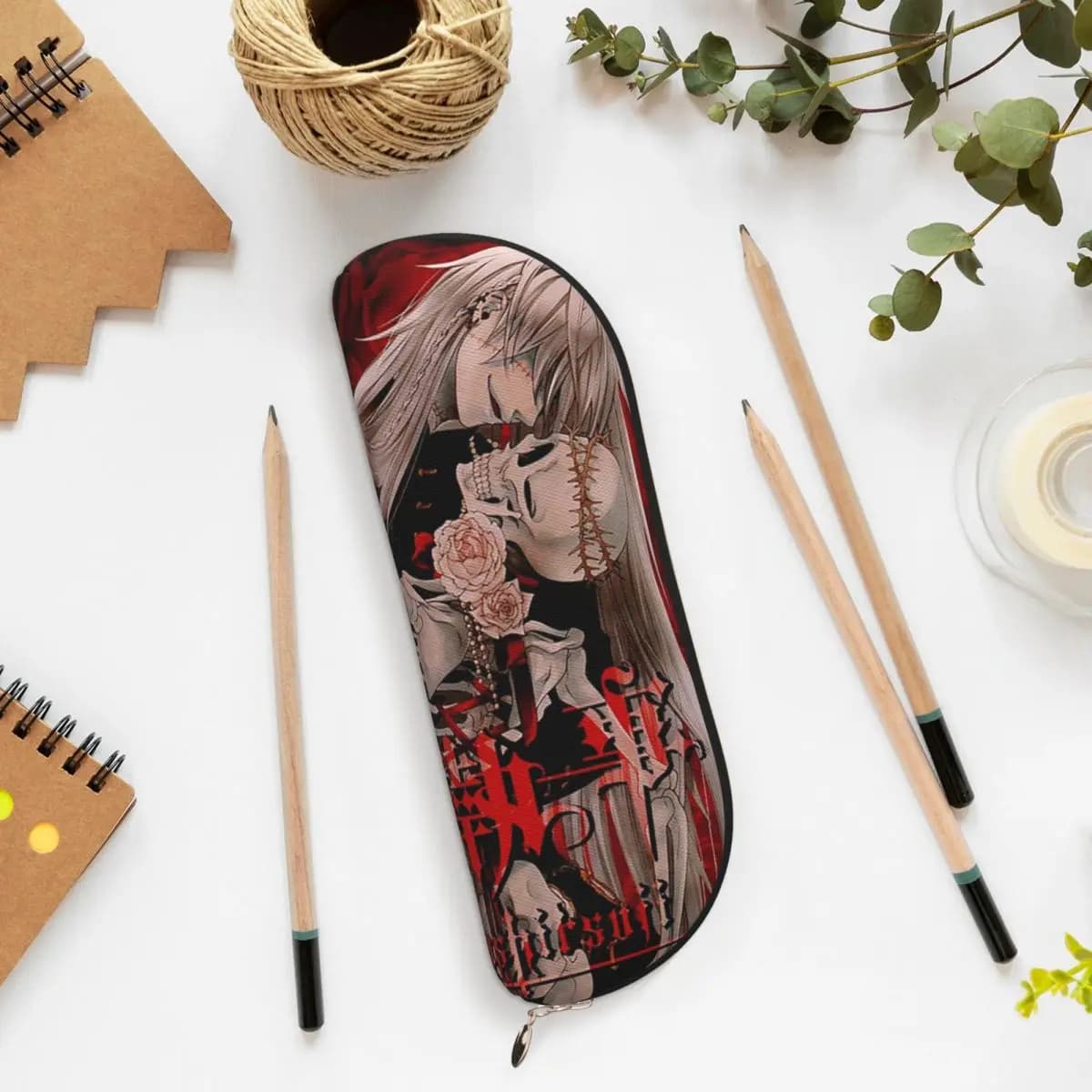 Undertaker pencil holder Black Butler pencil holders Stationery supplies Large pen holder pencil holder