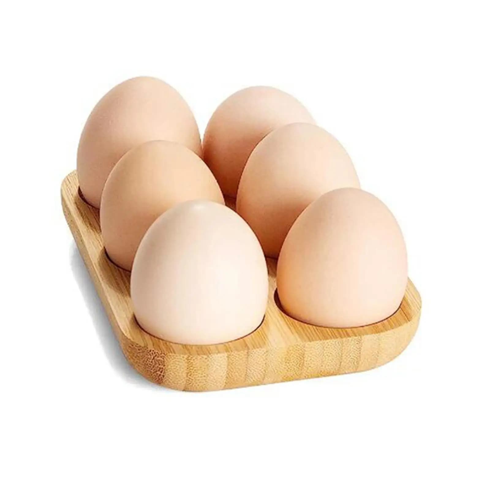 Egg Holder Practical 6 Grid Double Row Egg Container Egg Organizer Rack for