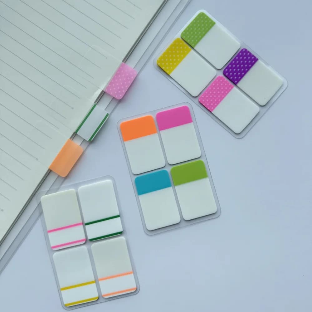 80/240pcs Nota adesiva Pubblicato Blocco note Etichette Adesivi Planner Adesivo Blocco note Memo Pad Schede indice Forniture per ufficio scolastico