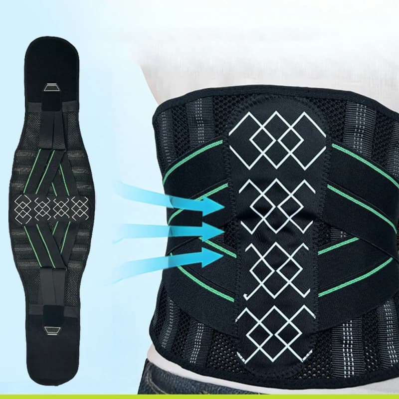 1PCS Back Brace Strong Back Support Belt for Heavy Lifting, Lumbar Support Belt for Men & Women Lower Back Pain Relief, Sciatica