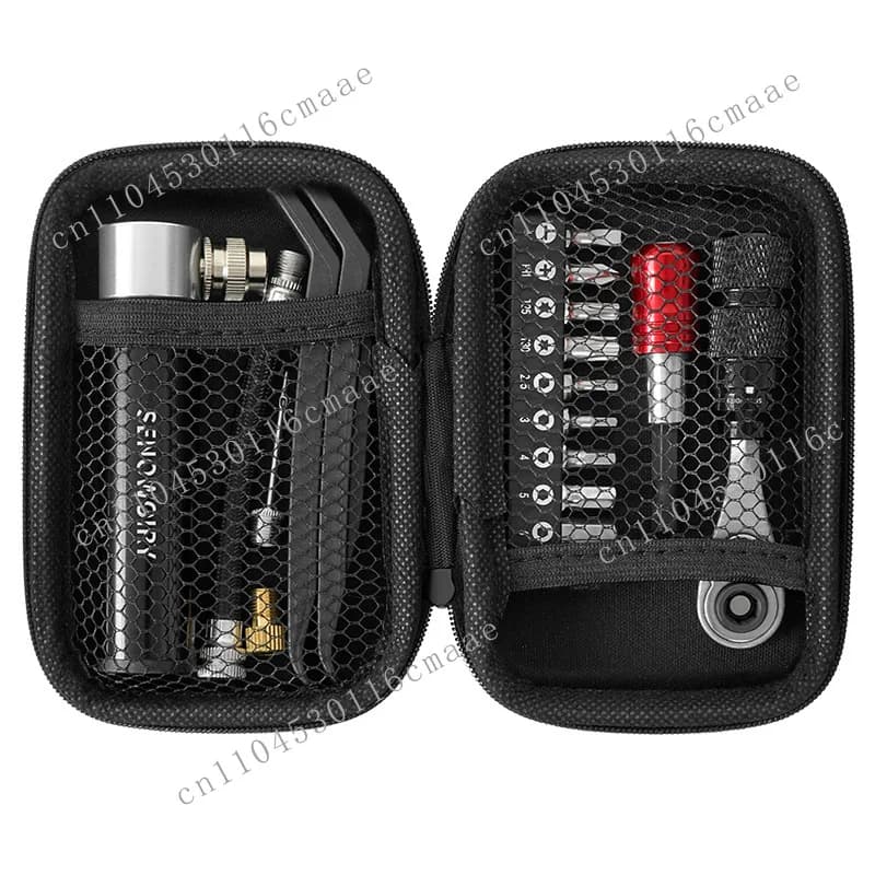 For Bicycle Repair Kit Ratchet Sleeve Wrench Pump Mountain Bike Multifunctional Repair Kit