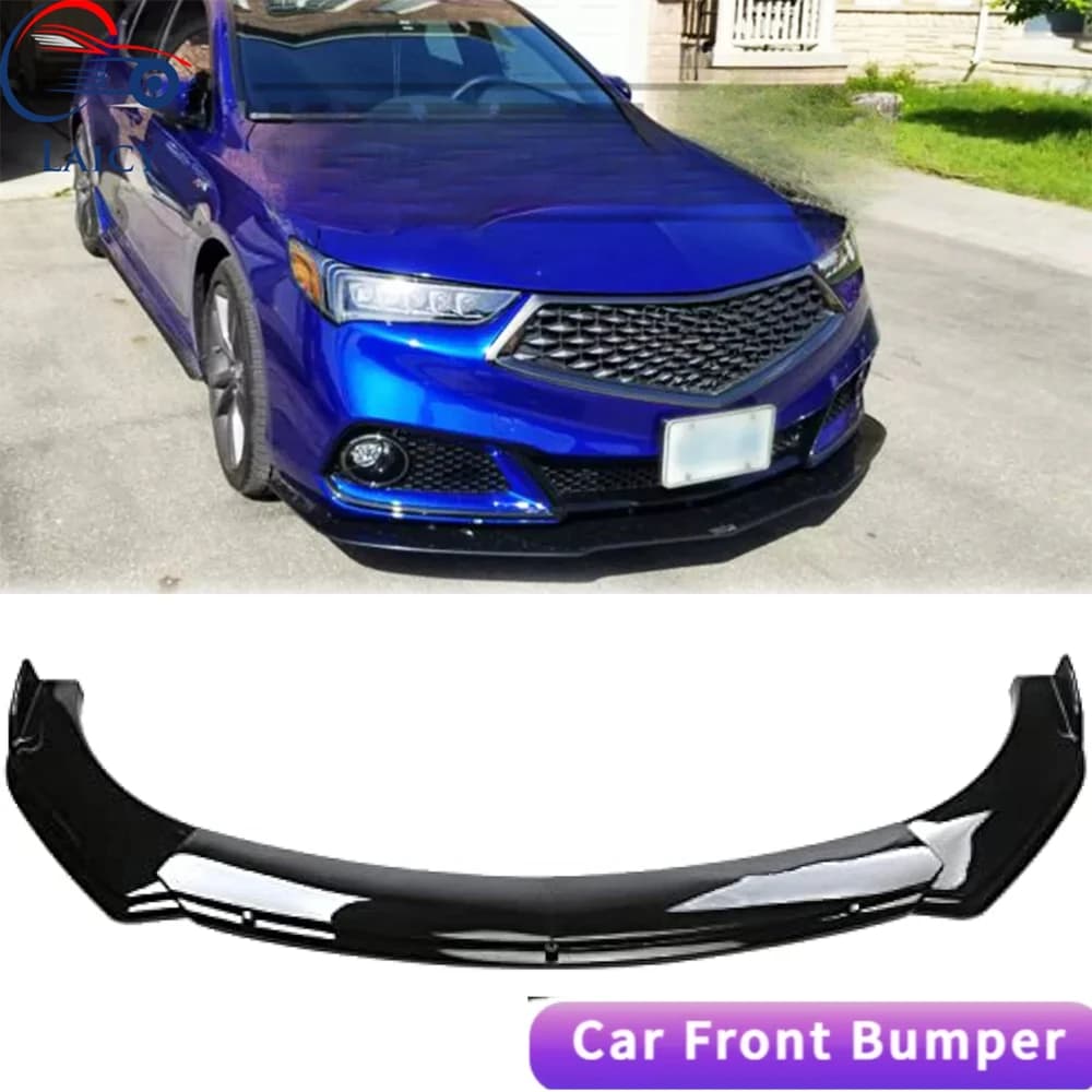 LAICY For Acura TLX Aspec 2015-2022 Car Front Body Bumper Spolier Lip Chin Diffuser Splitter Air Dam Kit Protector Guard Covers