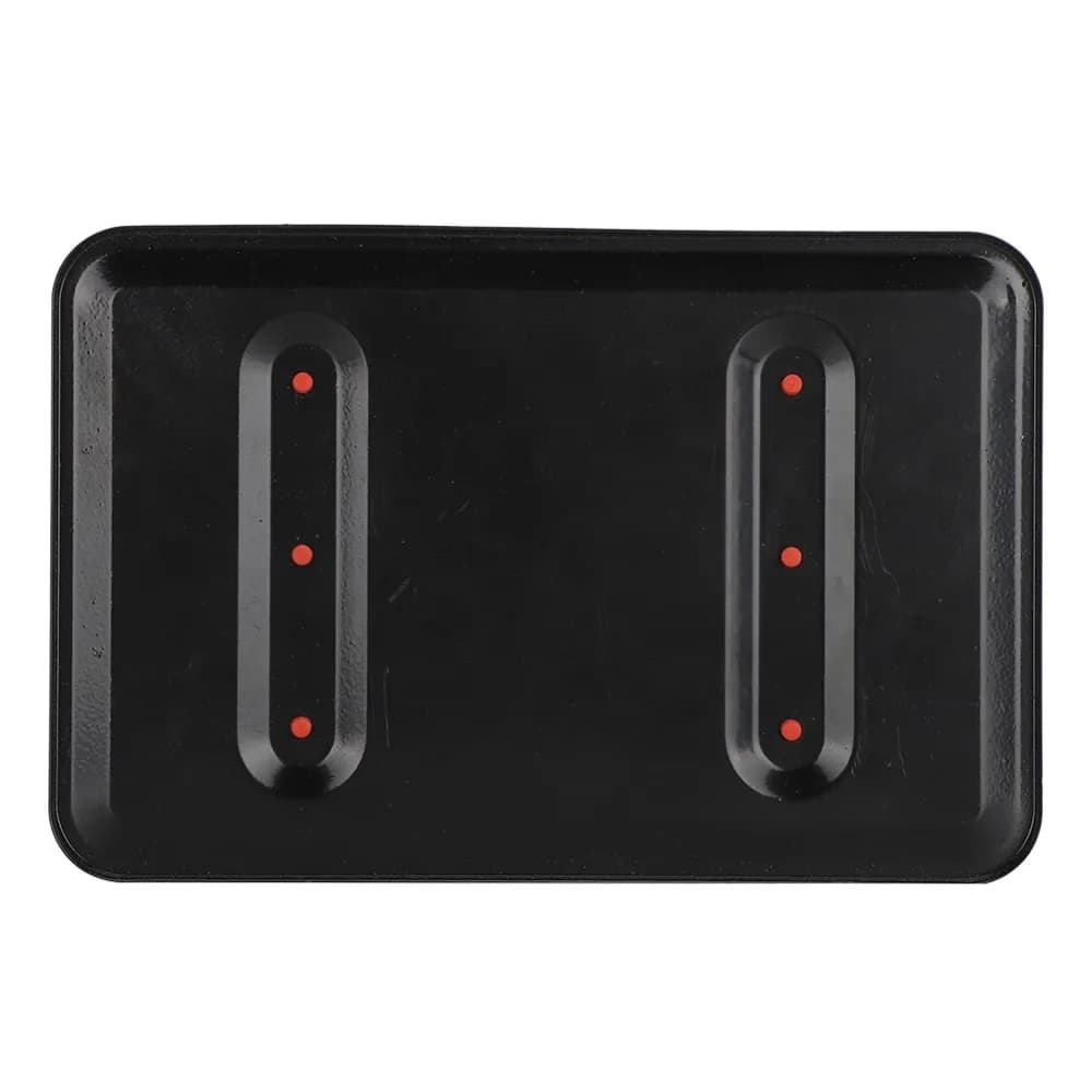 2pcs Durable Metal Iron Insulation Board Heat Resistant Black Iron Rest Pad Steam Iron Rest Ironing Machine Accessories