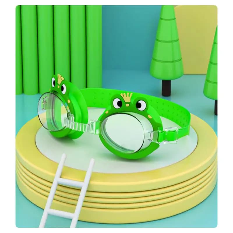 New Children's Swimming Goggles HD Anti-Fog Waterproof Professional Swim Glasses With Swim Cap Set For Boys Girls