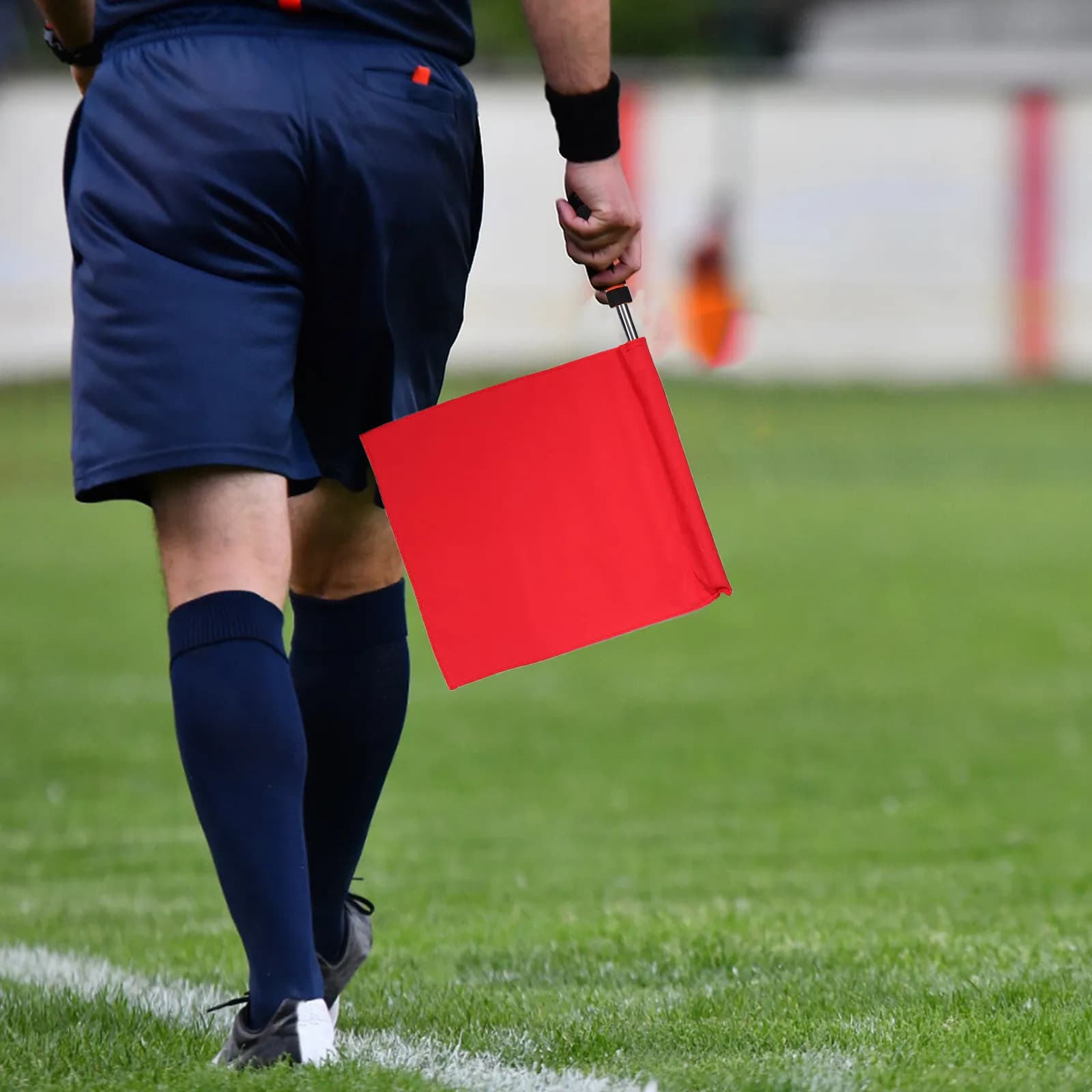 Set di 8 Bandierine Multifunzione per Arbitri, Multicolore con Impugnatura Ergonomica per Calcio, Pallavolo, Segnalazione Assistente e Guardalinee