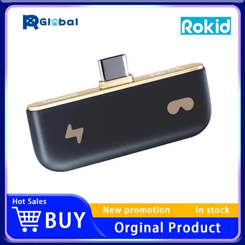 Convertitore di ricarica Mini Hub Rokid, accessorio per occhiali AR per Smartphone Switch Xbox, utilizzare durante la ricarica