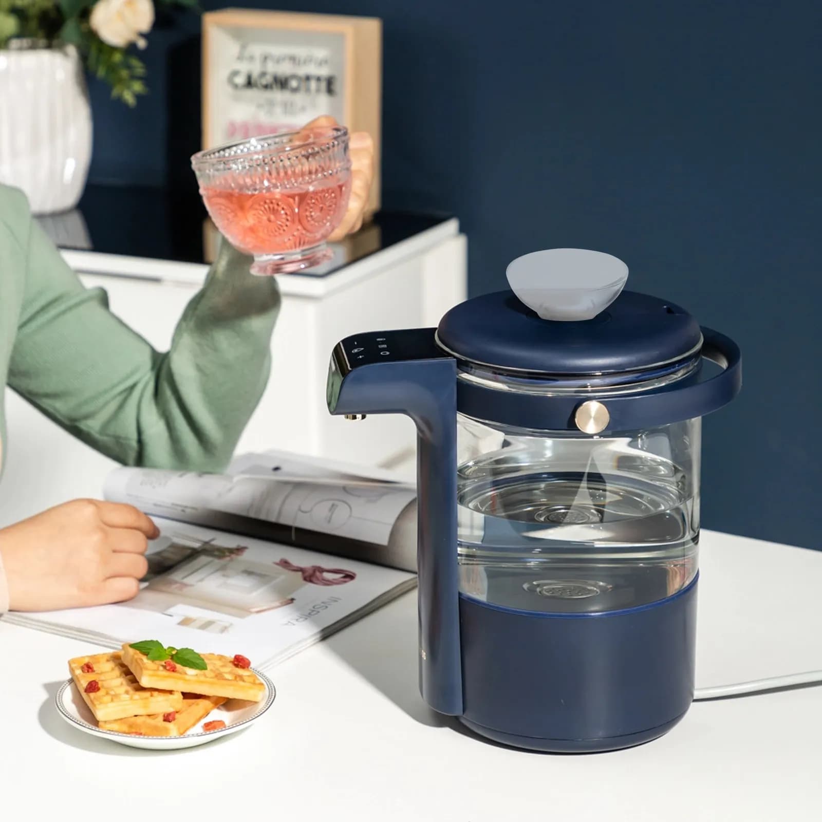 Set di 10 Imbuti Trasparenti per Bollitore Elettrico, Imbuti in Plastica a Bocca Larga per Riempimento Acqua, per Bollitori e Bottiglie