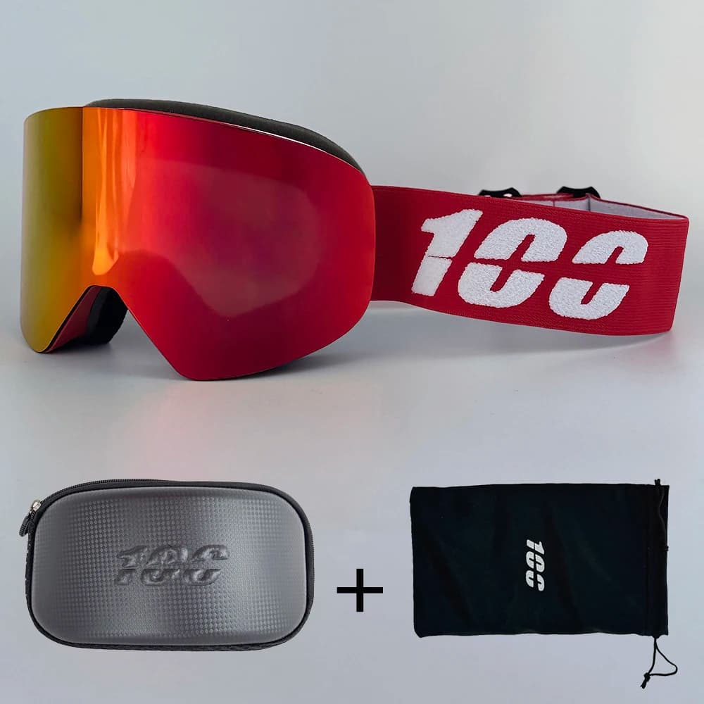 Occhiali da sci invernali professionali Occhiali da snowboard magnetici a cambio rapido a doppio strato antiappannamento Uomo Donna Attrezzatura da sci