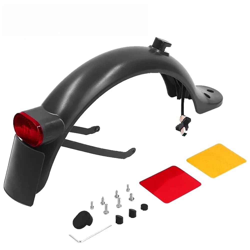 Per Xiaomi Mi3 Pro 2 Scooter Elettrico Parafango Posteriore Parafango Set con Supporto Freno Posteriore Fanale Posteriore Guardia Posteriore Pneumatico Splash Parti