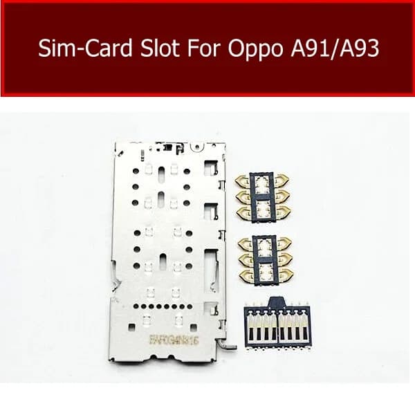Copertura interna della scheda di memoria della scheda SIM per parti di ricambio del telefono cellulare dell'adattatore della scheda SIM OPPO A91 A93
