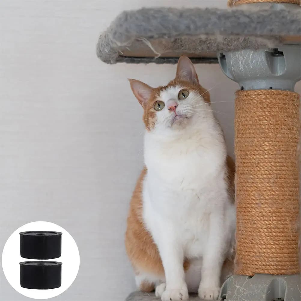 Cat Indoor Scratch Scratching Furniture Halloween Christmas Cat Shelter Animal Shelter 4PCS Tree Post Replacement Plugs DIY