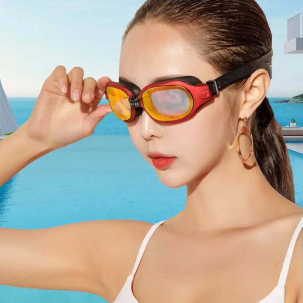 Popular Swimwear UV Protection Lightweight Diving Glasses Man Woman Pool Occhialini Diving Glass Equipment
