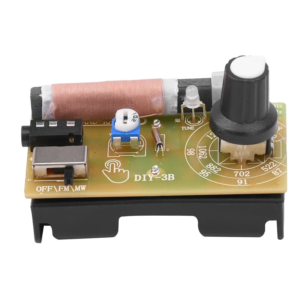 Stereo Wireless AM/FM Modulo Ricevitore Radio PCB 87-108MHz DC 5V Kit Elettronici TYPE-C Fai Da Te Stereo Digital Sintonizzazione Radio per Cuffie