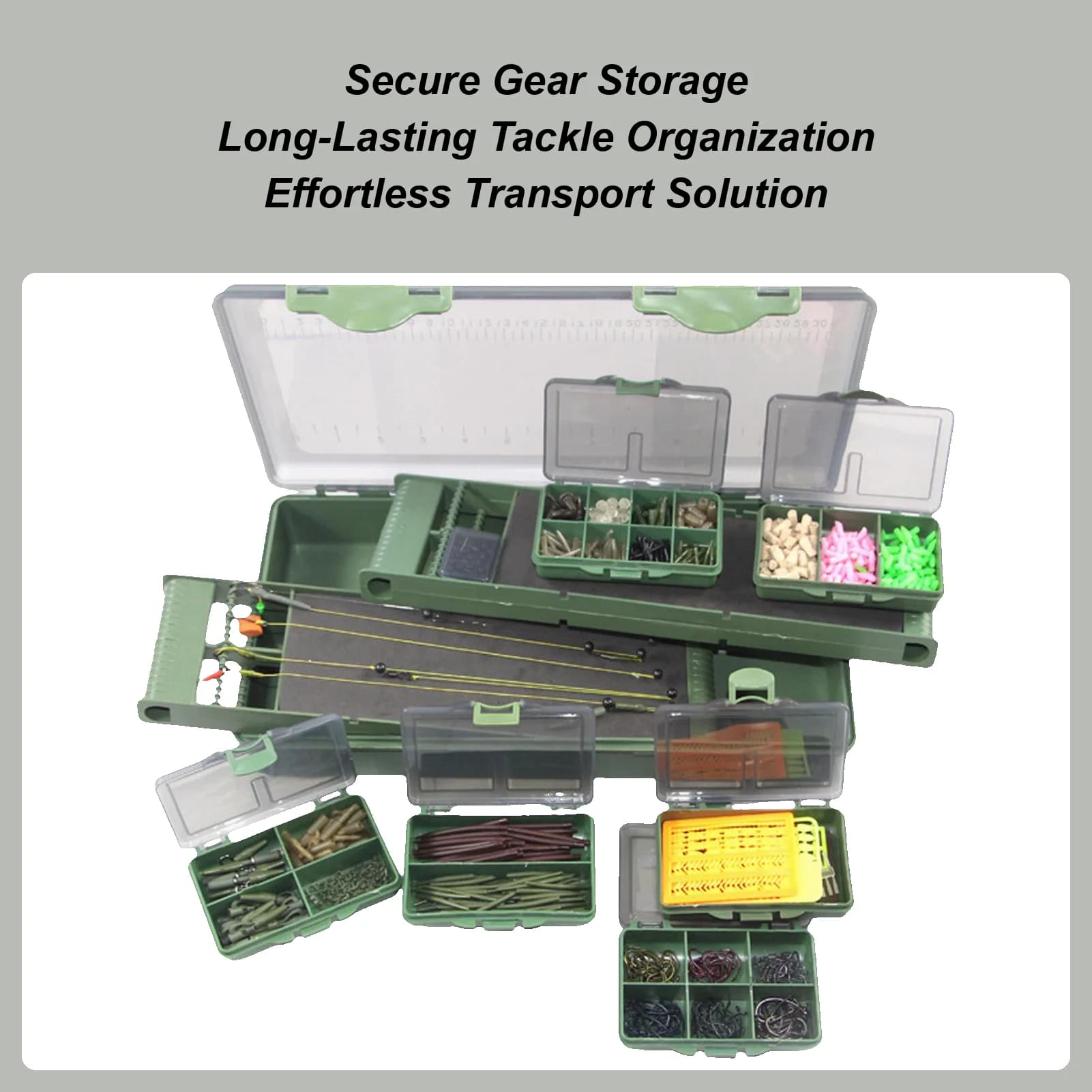 Box for Fishing Equipment 9 Pieces Organizer Laptop for Passionate Family Friends Men Women Fishing in Water Open Room