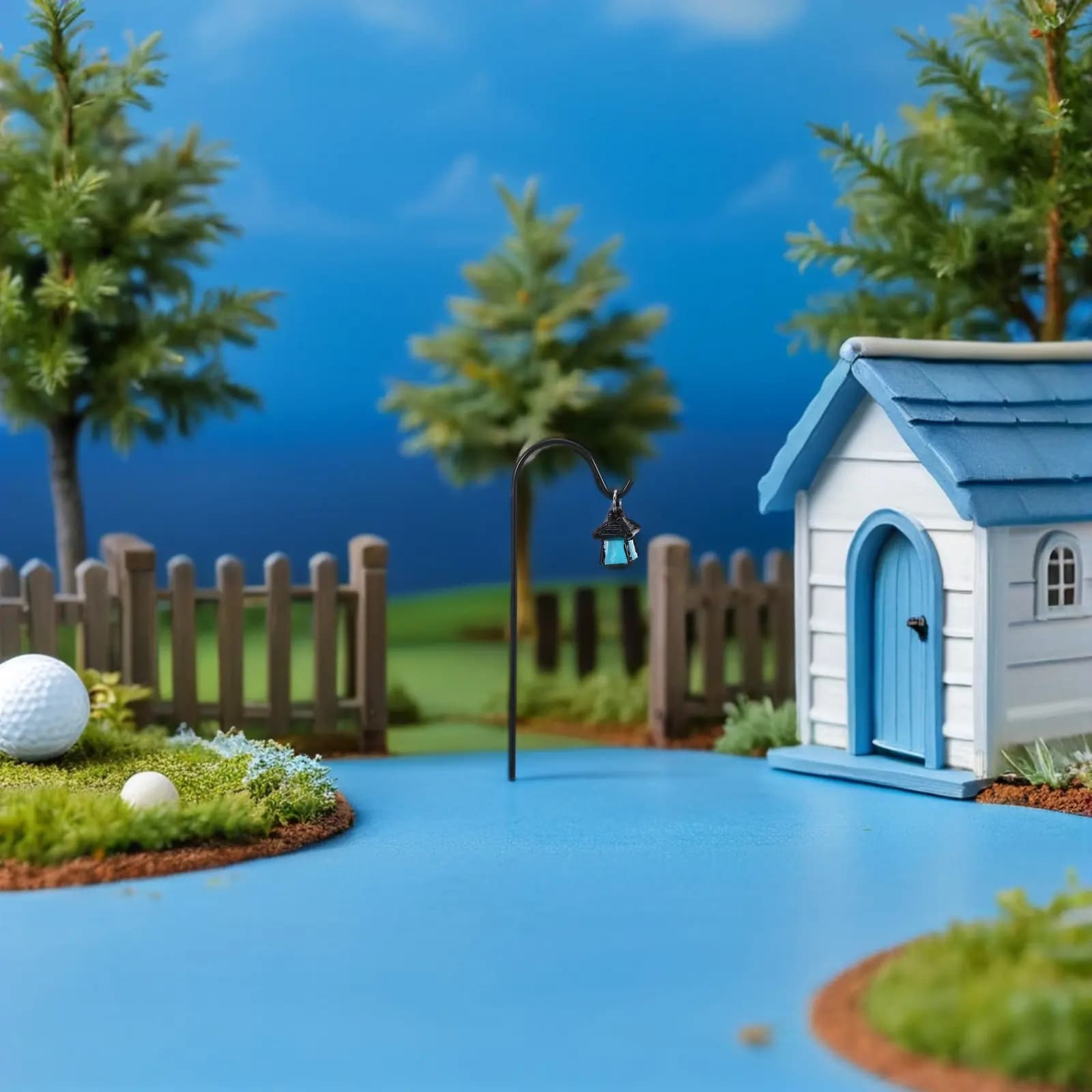 12 Pezzi Lanterne da Giardino Miniatura Luminose al Buio con Gancio da Pecora, Accessori per Giardino delle Fate, Illuminazione per Micro Paesaggi Bonsai da Esterno
