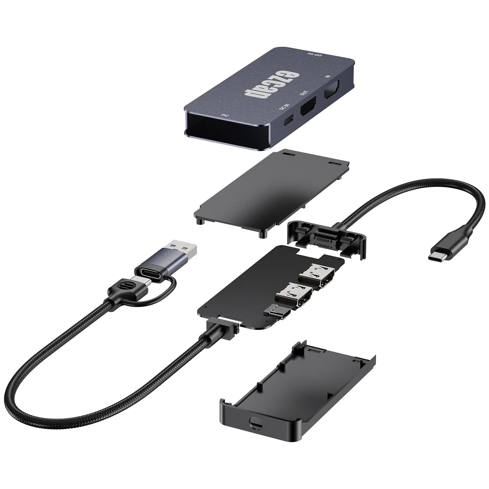 Scheda di acquisizione videogiochi HDMI 4K GameLink DP Gioco Host Fotocamera Dispositivo di streaming live Registratore di giochi USB3.0 Typec Registrazione audio video