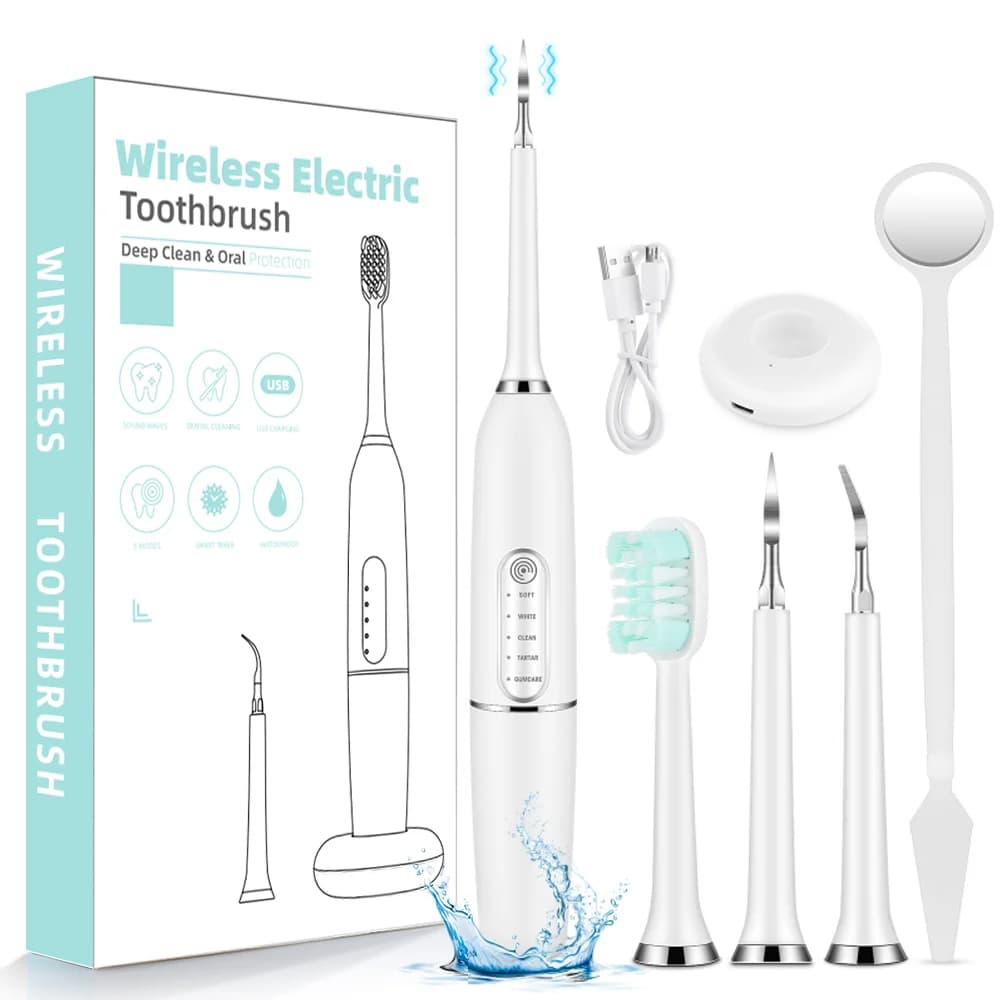 Ultrasound Electric Sonic Dental Scaler Macchia Tartaro Calculation Removal Tooth Whitening Cleaning Waterproof Electric Toothbrush