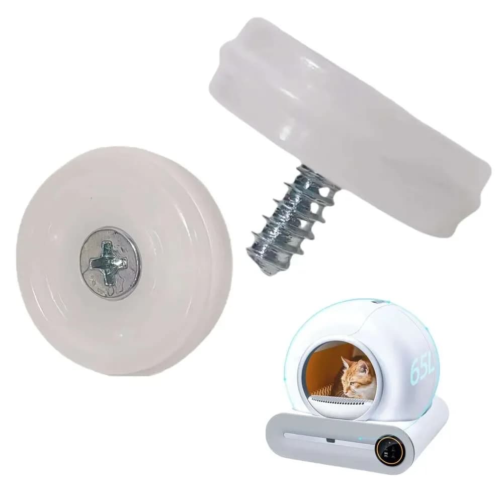 Accessori per la toelettatura dei gatti: Rullo bianco di ricambio per la manutenzione della lettiera autopulente intelligente TONEPIE Ti Pro