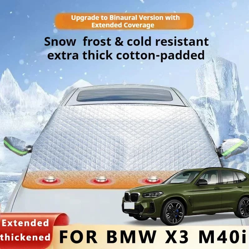 Addensato Auto Ora Parasole Parabrezza Copertura Con 5/9 Magneti Protezione UV Anti Neve Luce Solare Per Parabrezza Anteriore per BMW X3 M40i