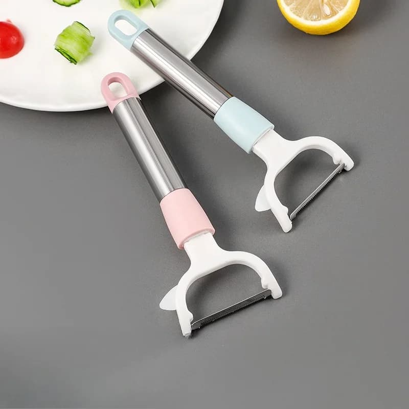 Coltello multifunzionale in acciaio inossidabile per sbucciare frutta e patate, utensile da cucina per la casa.