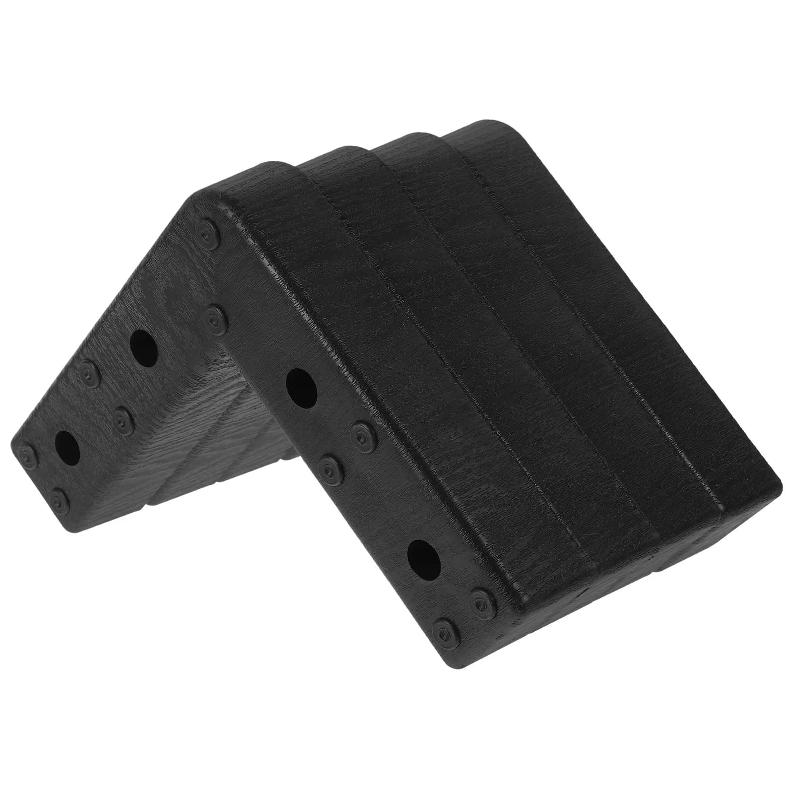 Set di 4 Gambe in Plastica a Forma di L per Mobili, Supporti Resistenti per Divani, Letti, Telai, Tavoli e Sedie