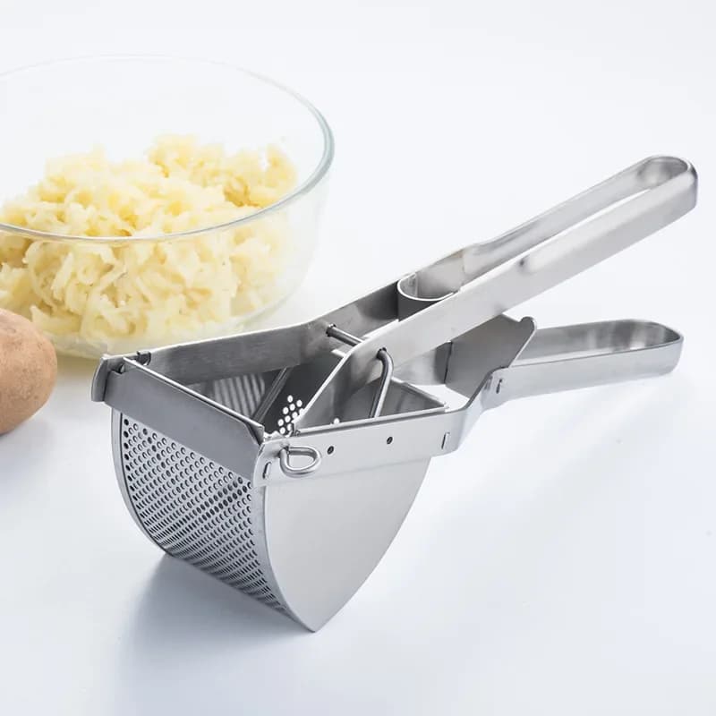 Schiacciapatate in acciaio inox schiacciapatate Heavy Duty schiacciapatate per alimenti per bambini spremiagrumi frutta verdura