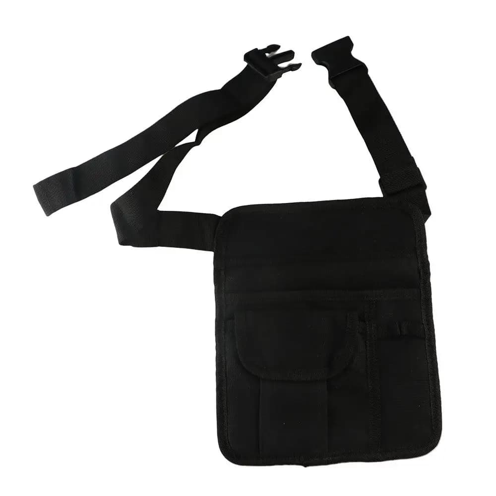 Borsa Portasoldi da Cameriere con Cintura Regolabile, Porta Assegni, Grembiule da Ristorante in Tela Leggero con Tasche Multiple