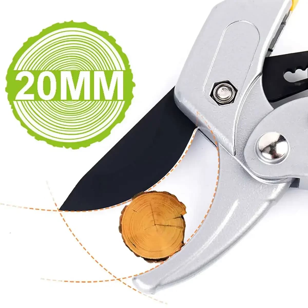 Garden Pruning Shear Pruner Trimmer Tools High Carbon Steel Pruning Shears Cutter Gardening Plant Scissor Branch