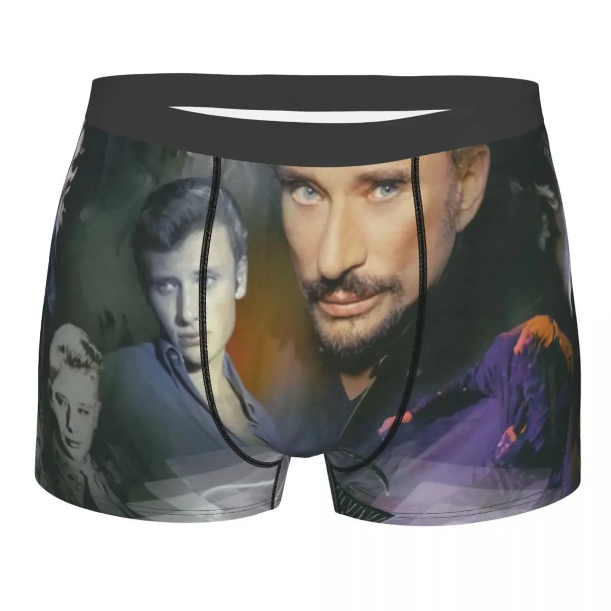 Intimo da uomo alla moda Johnny Hallyday, boxer, mutande da uomo traspiranti