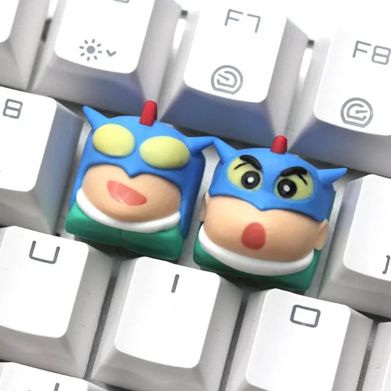 Accessori per Tastiera Crayon Shin-chan, Tasti per Tastiera Meccanica in Resina con Design Dinamico di Superman
