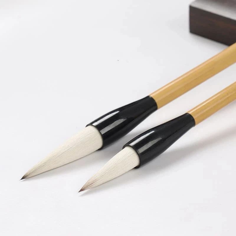 Weasel Woolen Multiple Hair Chinese Brush Pen Set Wolf Hair Regular Script Calligraphy Brush Chinese Painting Watercolor Brush