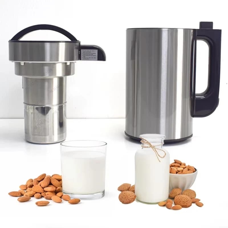 Stainless Steel Vegetal Milk Multifunction Machine, Walnut and Almond Blender, 1.5L Vegetal Milk Machine, Soup Electrodomestic, Hot Juice Extractor