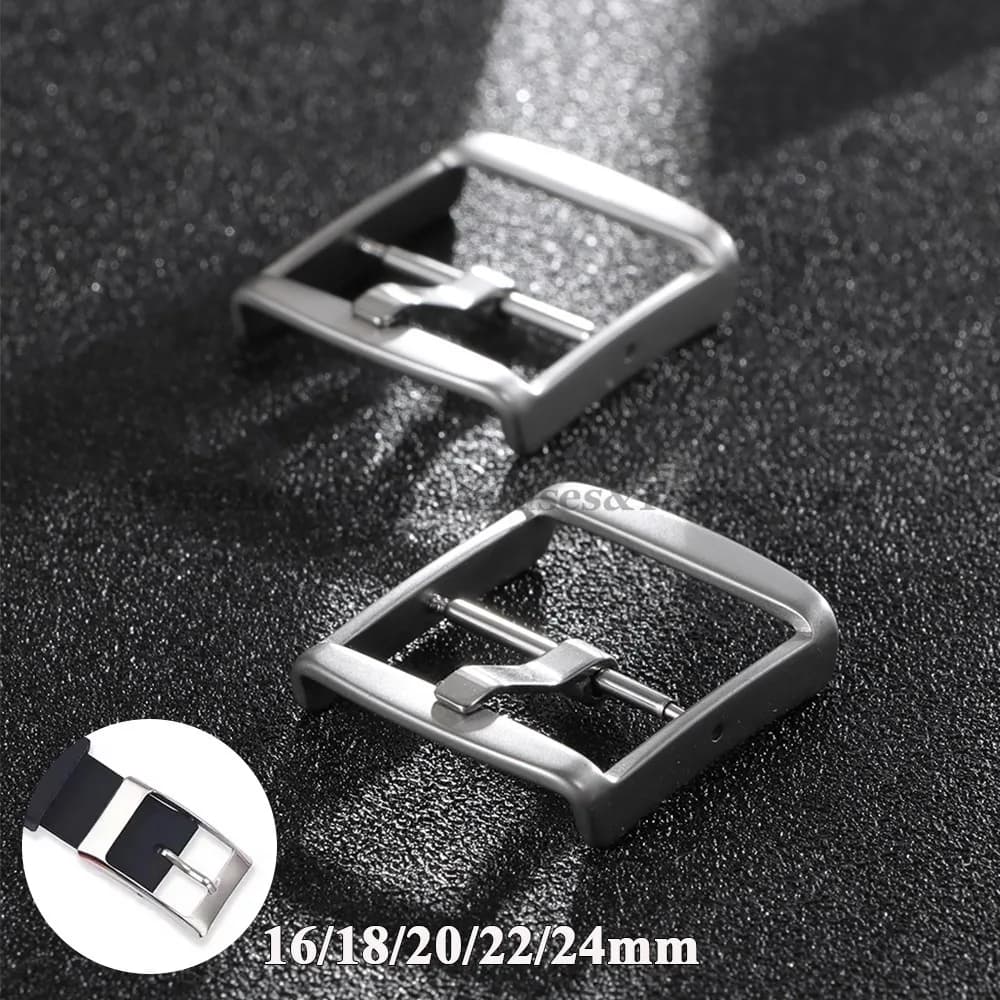 1Pcs Stainless Steel Watch Buckles for Swatch Clasp 16mm 18mm 20mm 22mm Watch Strap Buckle Metal Pin Men Women Watch Accessories
