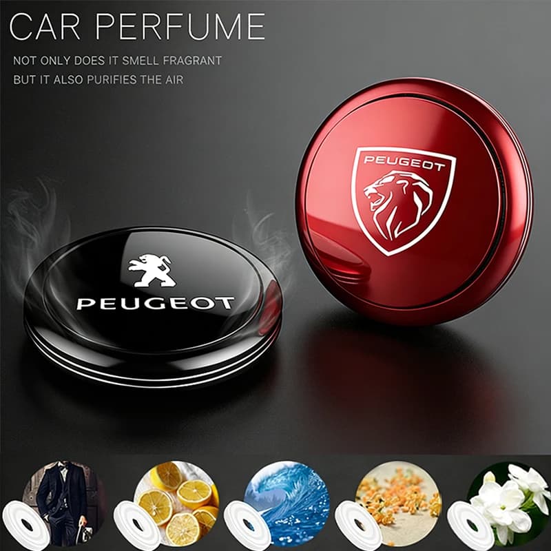 Car Deodorant, Fragrance Diffuser, Perfume Accessories for Peugeot 206 307 308 207 3008 208 407 508 2008 5008 301 406