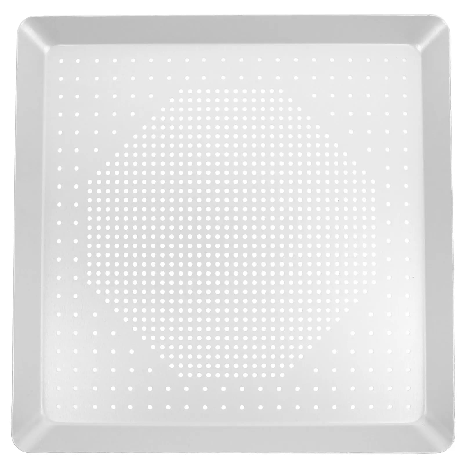 Pizza Pan Perforated Rectangular Crisp Heat Resistant Nonstick Aluminum Alloy Pizza Baking Tray Kitchen Oven Crisper Pan Baking