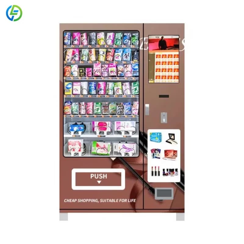 QR Code Vending Machine for Protein bar Plastic Gifts Snack Drink Vending Machine Without Cash Customized