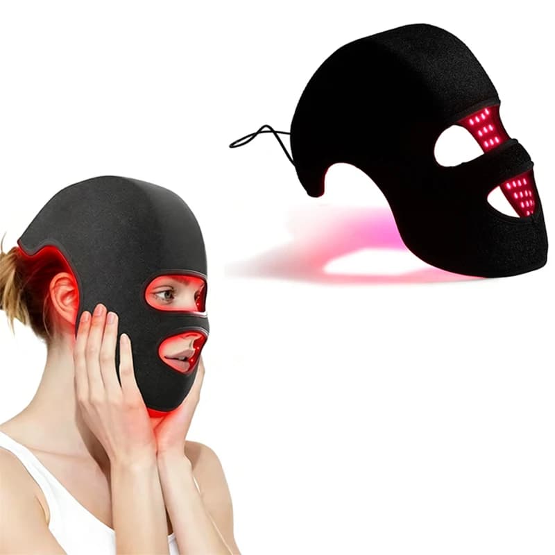 LED Hat and 4 Color Face Mask, LLLT 660nm+850nm Red Light Therapy, Skin Rejuvenation and Whitening, Anti-Aging, Hair Fall Prevention and Hair Nutrition