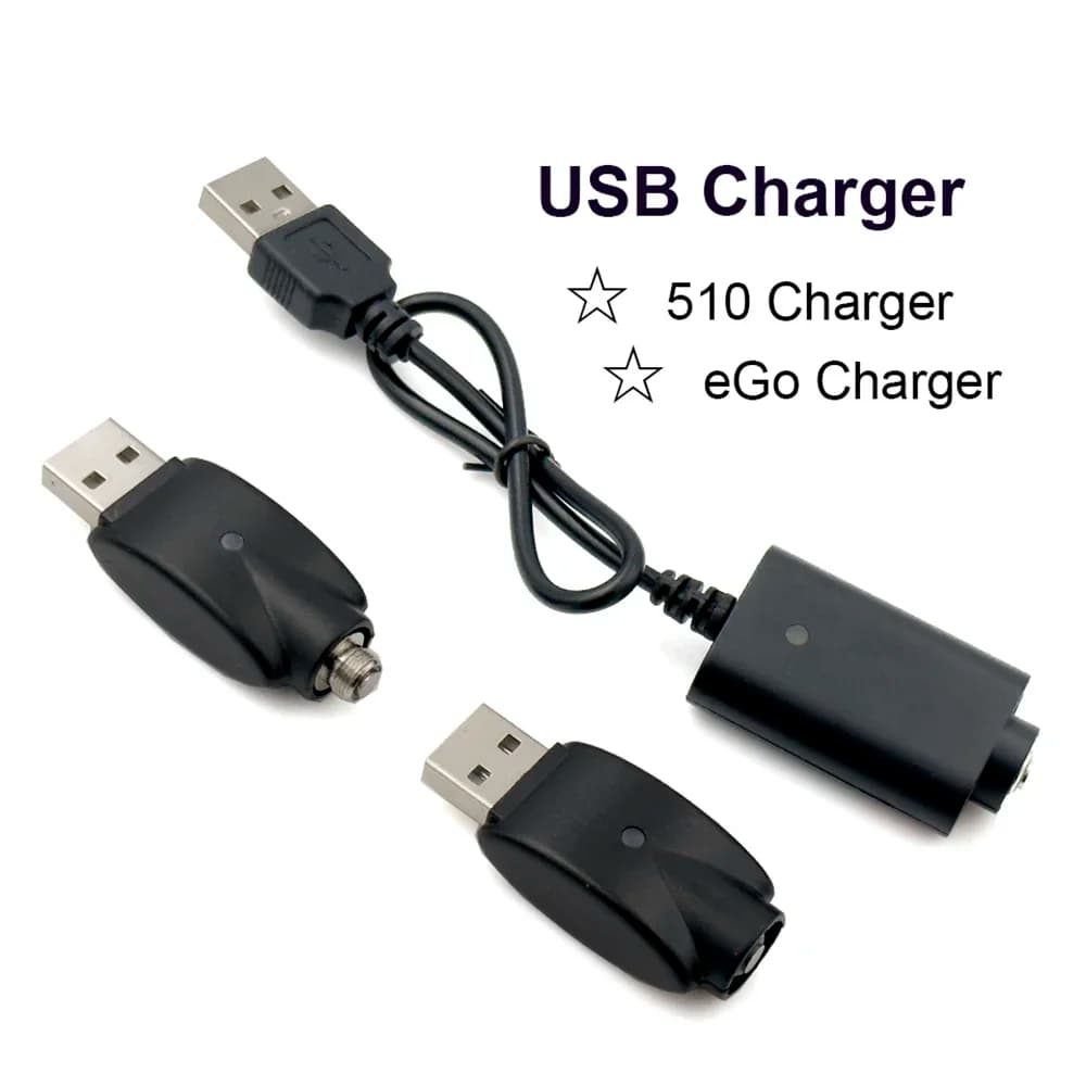 Caricabatterie USB EGO cavo di ricarica USB universale 510 Thread per Ego Evod 510 Ego-t Ego-c preriscaldamento Amigo Max