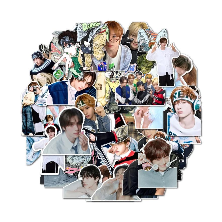 55 Pz TWS Nuova Serie Quarto Mini Album Gioca Duro HD Adesivi Impermeabili Notebook Adesivi SHINYU DOHOON YOUNGJAE HANJIN JIHOON