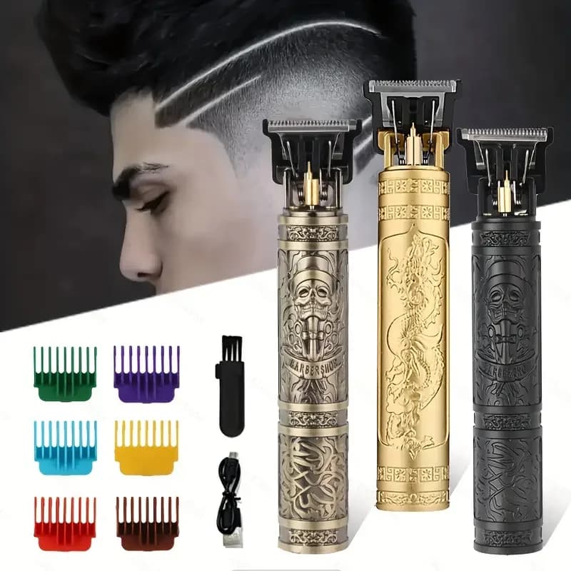 Tagliacapelli T9 Barba Rasatura Corpo Tagliacapelli elettrico Barbiere professionale Rasoio da uomo Trimmer