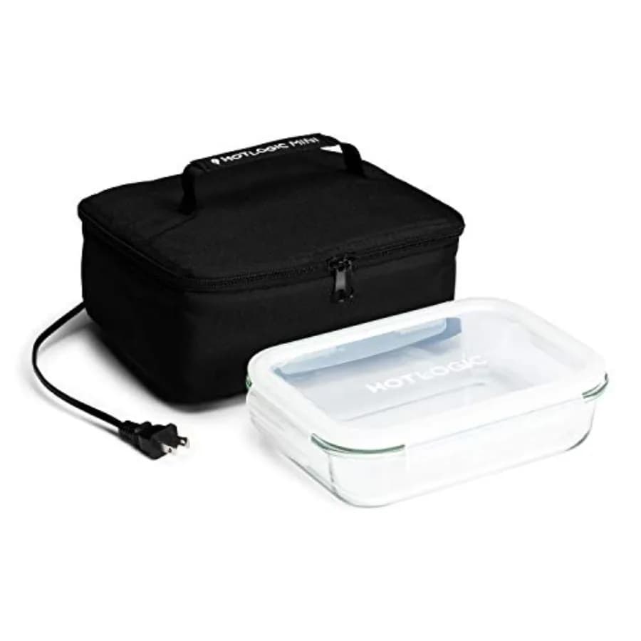 Portable Electric Lunch Box Food Heater with Glass Container - Food Warmer and Heated Lunch Box for Adults Car/Home - Cook Rehe
