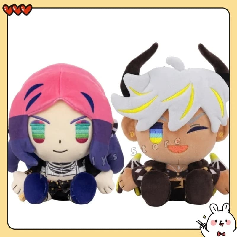 Nuovo Peluche Anime Mammon 25CM, Giocattolo Morbido a Forma di Bue con Corna, Pupazzo Carino per Bambini