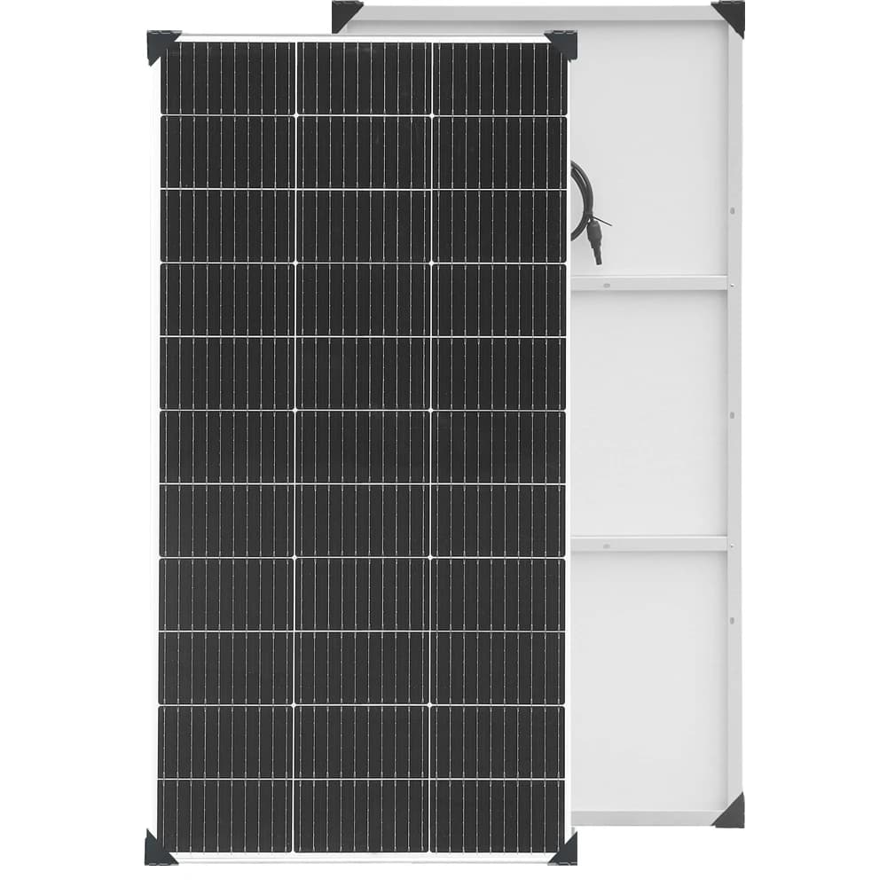 XINPUGAUNG 120W 12V Pannello Solare, Modulo Solare Monocristallino Fotovoltaico, Ideale per camper, impianti da balcone, casette da giardino, barche ,Casa Baita