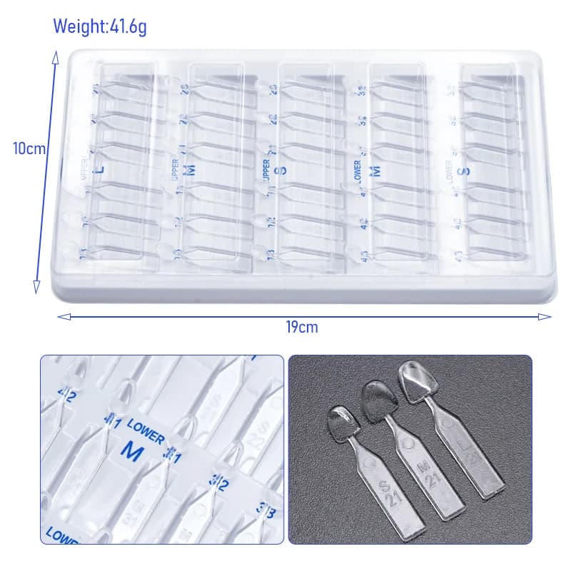 Kit for dental veneer composite resin photopolymerizable front teeth partner back mold Autoclave odontoiatria fill whitening