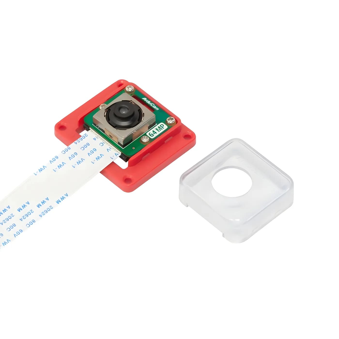 Arducam 1/1.32" 64 MP camera module with automatic focus with a resolution of up to 9248 x 6944 pixels, compatible with Raspberry Pi.