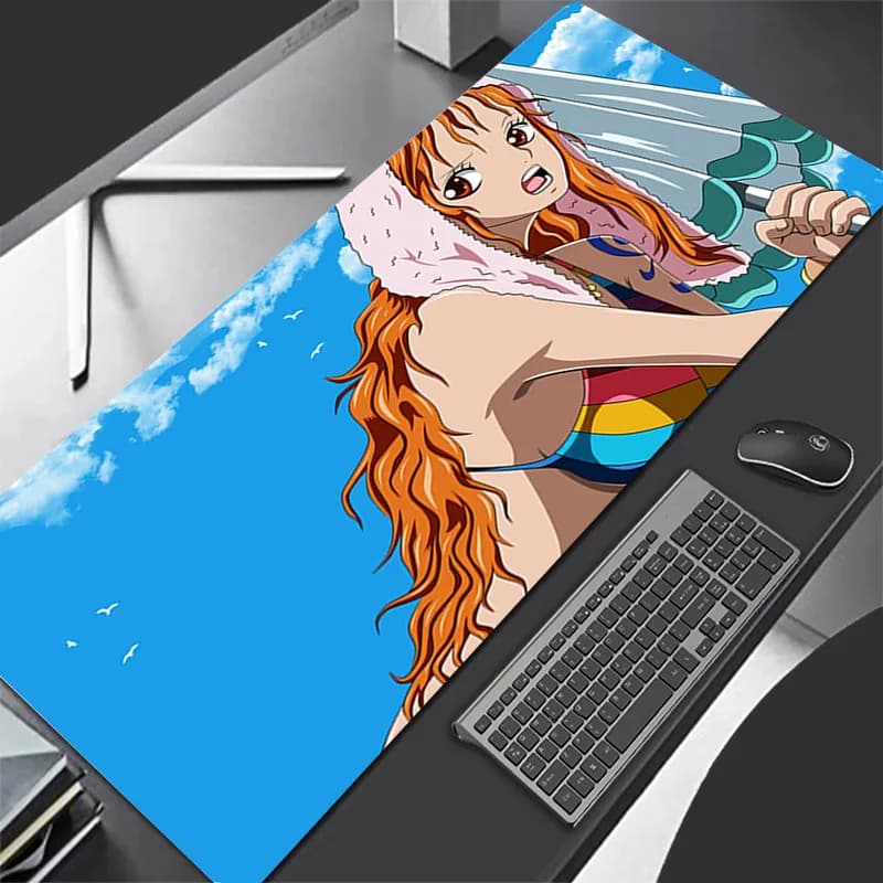 Mouse Pad One Piece Durable Anime Gaming Accessories Gabinete Gamer PC Computer Desk Mat Large XXL Keyboard Tablet Mousepad