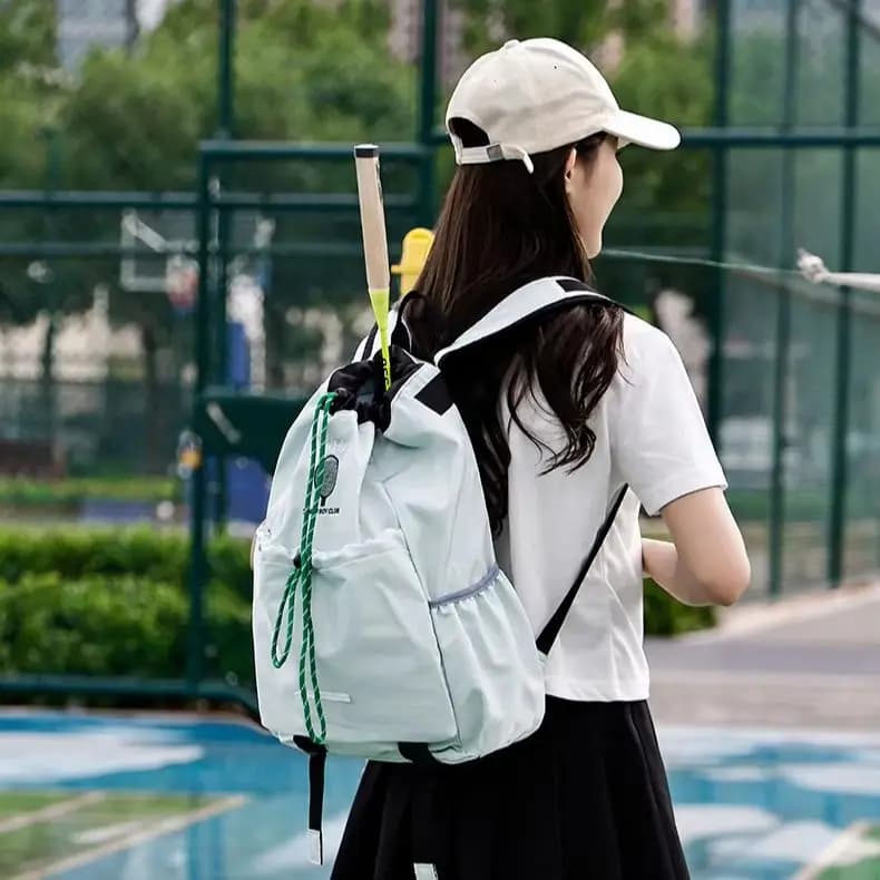 Portable tennis racket bag Light backpack with outdoor sports coulisse for men and women, trekking bag.