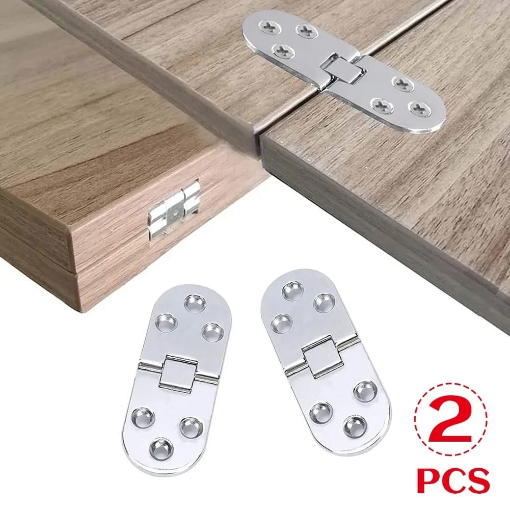 Cerniere per tavoli pieghevoli da 2 pezzi Cerniere per porte per armadietti da tavolo pieghevoli autoportanti Cerniere a incasso per raccordi per mobili da cucina